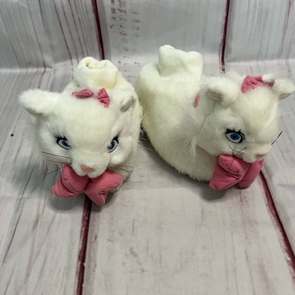 Vintage Disney Marie from the Aristocats Slippers Girls' Size 7/8